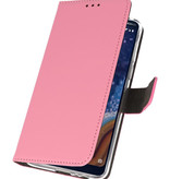 Wallet Cases Hoesje voor Nokia 9 PureView Roze