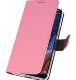 Wallet Cases Hülle für Nokia 9 PureView Pink