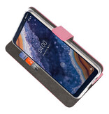 Custodia a Portafoglio per Nokia 9 PureView Rosa