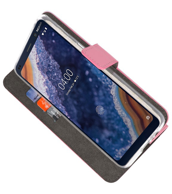 Etuis portefeuille Etui pour Nokia 9 PureView Pink