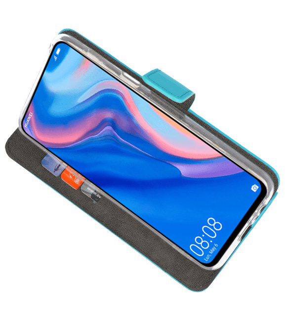 Wallet Cases Hoesje voor Huawei P Smart Z Blauw