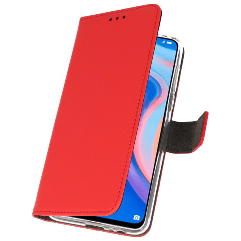 Wallet Cases Hülle für Huawei P Smart Z Red