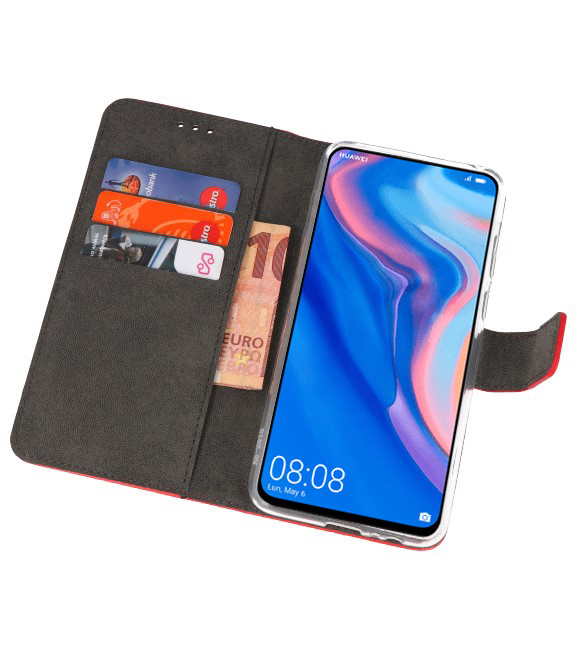 Wallet Cases Hülle für Huawei P Smart Z Red