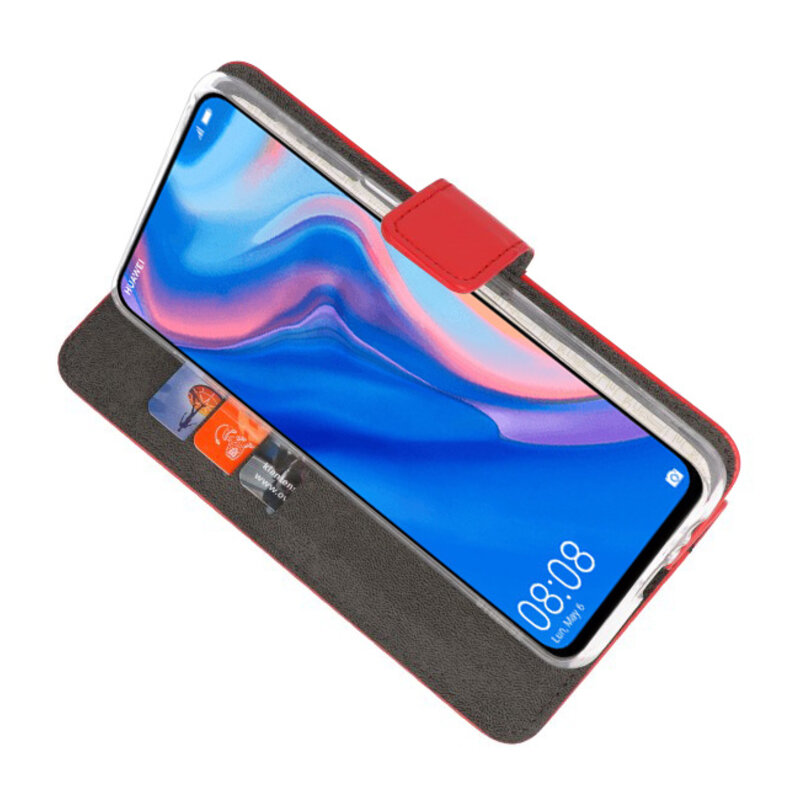 Wallet Cases Hülle für Huawei P Smart Z Red
