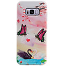 Butterfly Design Hardcase Bagcover til Samsung Galaxy S8