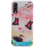 Vlinder Design Hardcase Backcover voor Samsung Galaxy A70