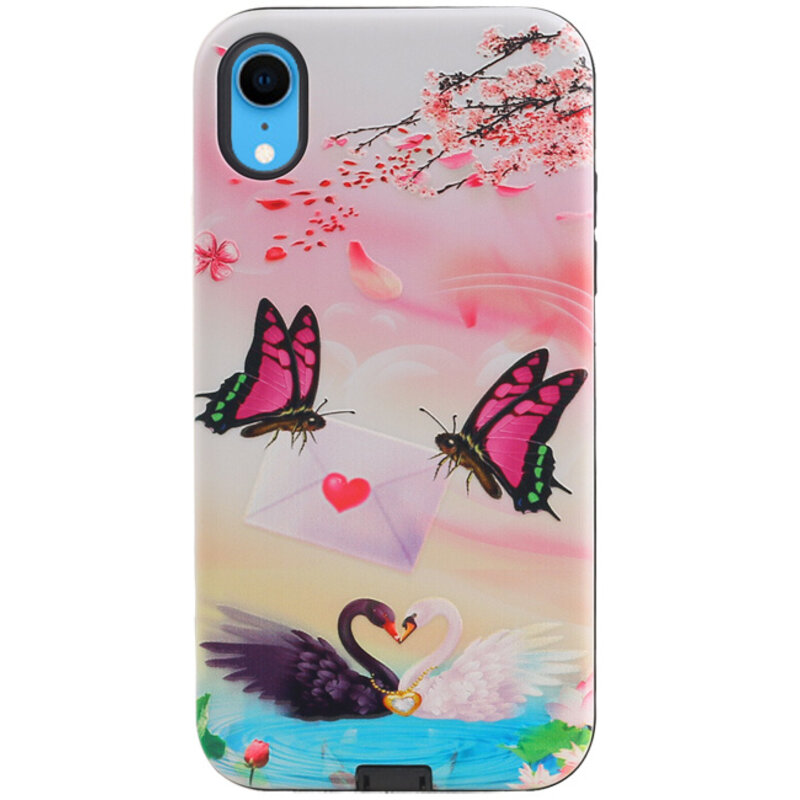 Butterfly Design Hardcase Backcover for iPhone XR