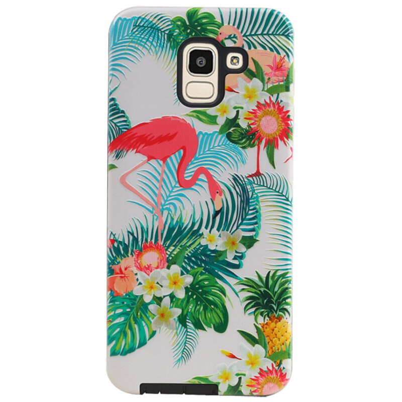 Funda rígida Flamingo Design para Samsung Galaxy J6