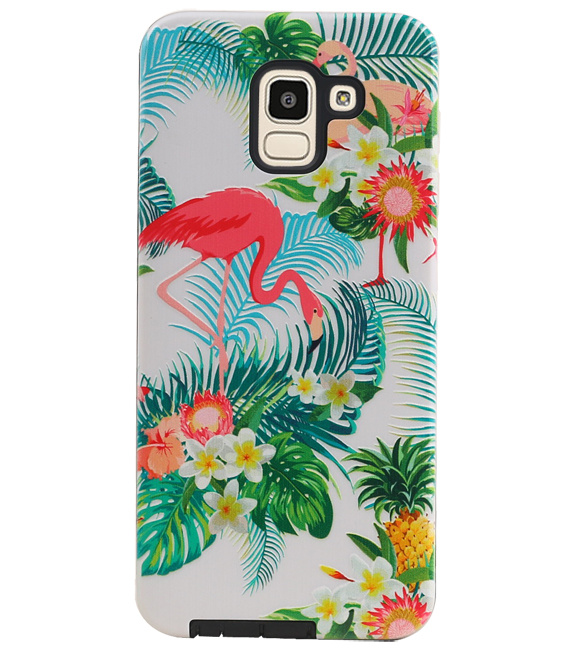 Coque arrière Flamingo Design pour Samsung Galaxy J6