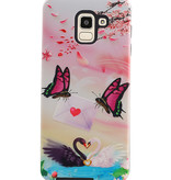 Butterfly Design Hardcase Backcover for Samsung Galaxy J6