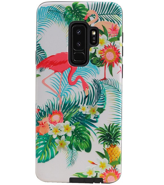 Coque arrière Flamingo Design pour Samsung Galaxy S9 Plus