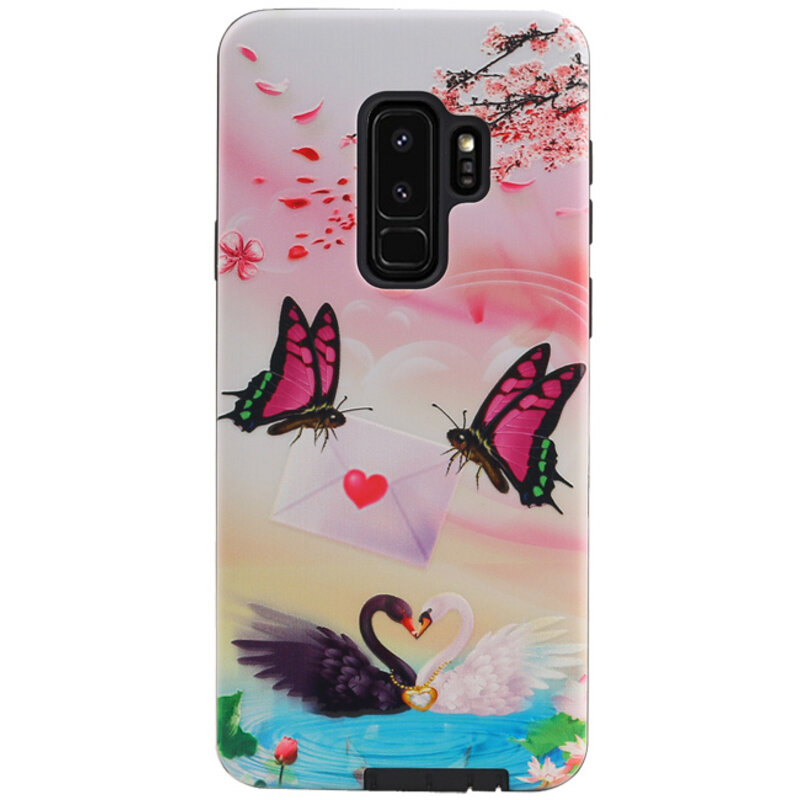 Butterfly Design Hardcase Backcover für Samsung Galaxy S9 Plus
