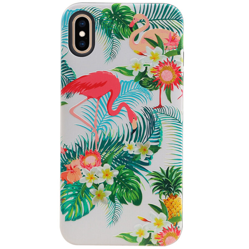 Flamingo Design Hardcase Backcover voor iPhone XS Max