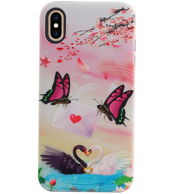 Vlinder Design Hardcase Backcover for iPhone XS Max