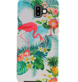 Carcasa trasera de diseño Flamingo para Samsung Galaxy J6 Plus