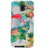 Coque arrière Flamingo Design pour Samsung Galaxy J6 Plus