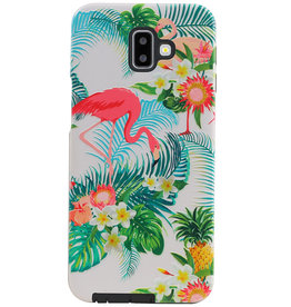 Coque arrière Flamingo Design pour Samsung Galaxy J6 Plus