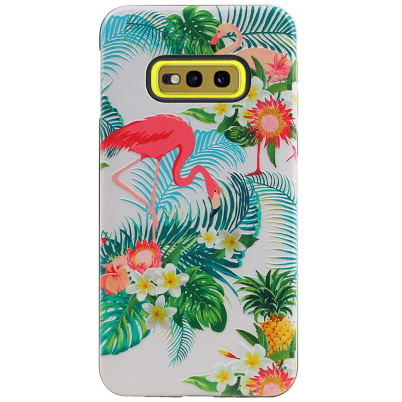 Flamingo Design Hardcase Bagcover til Samsung Galaxy S10e