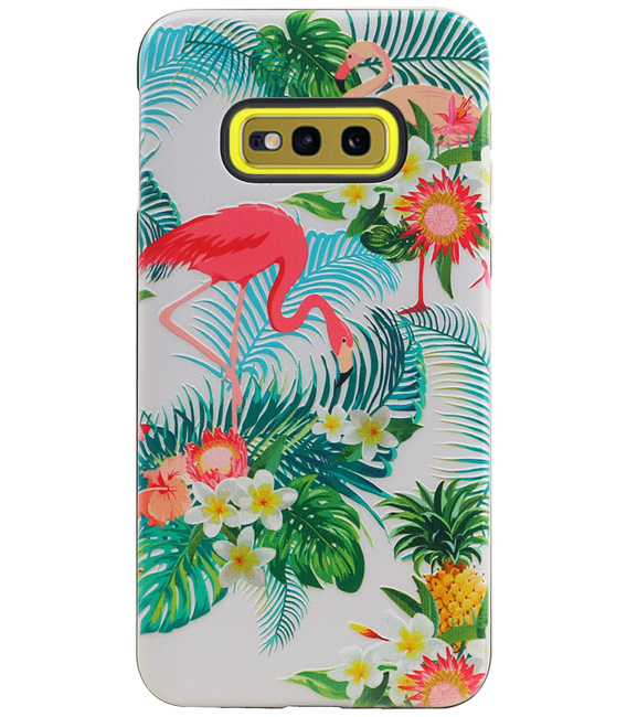 Flamingo Design Hardcase Bagcover til Samsung Galaxy S10e