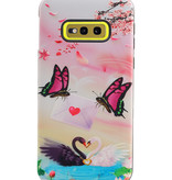 Carcasa trasera con diseño de mariposa para Samsung Galaxy S10e
