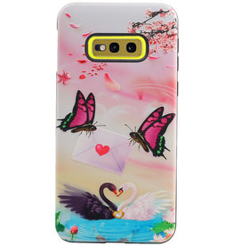 Carcasa trasera con diseño de mariposa para Samsung Galaxy S10e