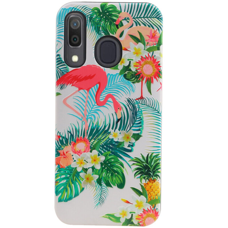 Flamingo Design Hardcase Backcover for Samsung Galaxy A30