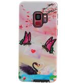 Butterfly Design Hardcase Backcover für Samsung Galaxy S9