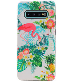 Coque arrière Flamingo Design pour Samsung Galaxy S10