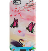 Butterfly Design Hardcase Bagcover til iPhone 6