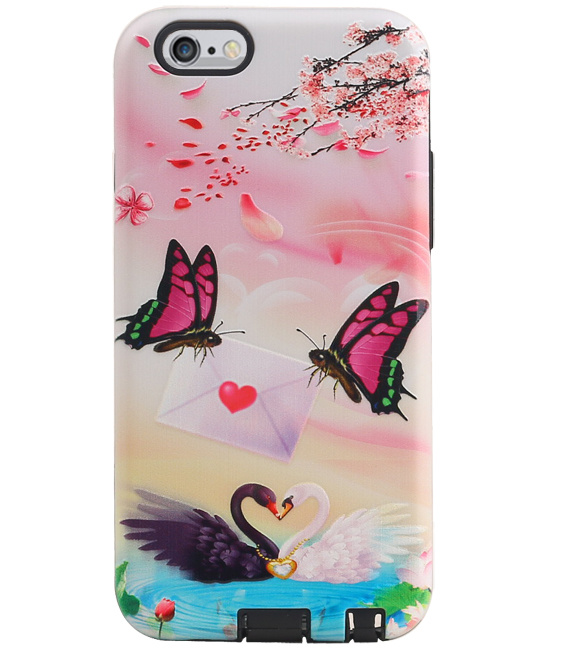 Butterfly Design Hardcase Bagcover til iPhone 6