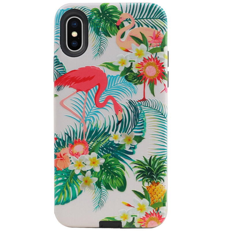 Flamingo Design Hardcase Backcover for iPhone X / XS