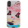 Backcover Hardcase Butterfly Design per iPhone X / XS