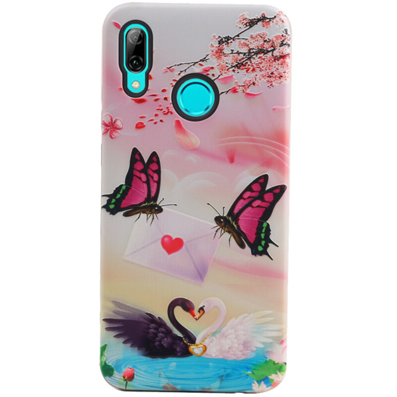 Butterfly Design Hardcase Backcover for Huawei P Smart 2019