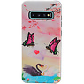 Carcasa trasera con diseño de mariposa para Samsung Galaxy S10 Plus