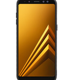 Grip Stand Hardcase Bagcover til Samsung Galaxy A8 (2018) Blå