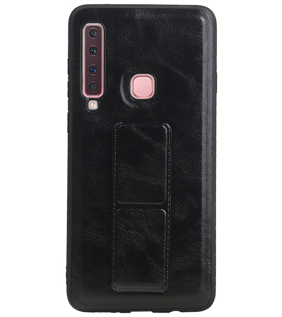 Grip Stand Hardcase Backcover for Samsung Galaxy A9 (2018) Black