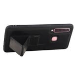 Grip Stand Back Cover rigido per Samsung Galaxy A9 (2018) Nero