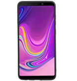 Grip Stand Hardcase Backcover für Samsung Galaxy A9 (2018) Blau