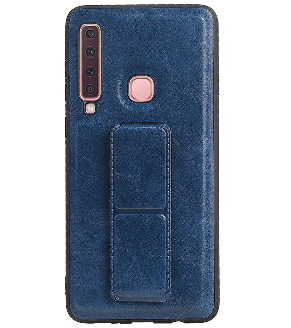 Grip Stand Hardcase Backcover for Samsung Galaxy A9 (2018) Blue