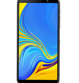 Funda rígida con soporte de agarre para Samsung Galaxy A7 (2018) Negro