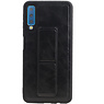 Grip Stand Hardcase Bagcover til Samsung Galaxy A7 (2018) Sort