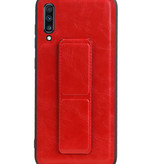 Grip Stand Hardcase Backcover voor Samsung Galaxy A70 Rood