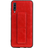 Grip Stand Back Cover rigido per Samsung Galaxy A70 Red