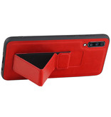Grip Stand Hardcase Backcover für Samsung Galaxy A70 Red