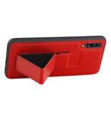 Grip Stand Hardcase Bagcover til Samsung Galaxy A70 Red