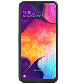 Grip Stand Hardcover Backcover pour Samsung Galaxy A50 Rouge