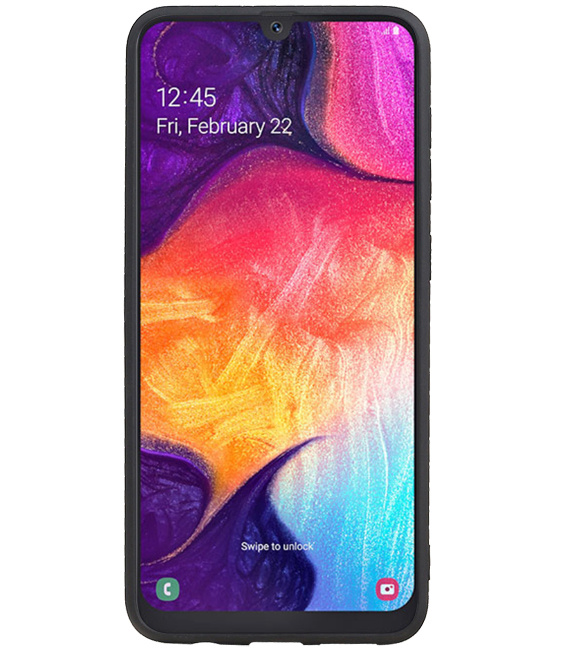 Grip Stand Hardcase Backcover für Samsung Galaxy A50 Red