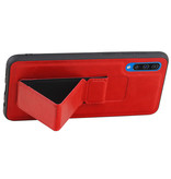 Grip Stand Hardcase Backcover für Samsung Galaxy A50 Red