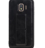 Grip Stand Hardcase Bagcover til Samsung Galaxy J2 Core Black