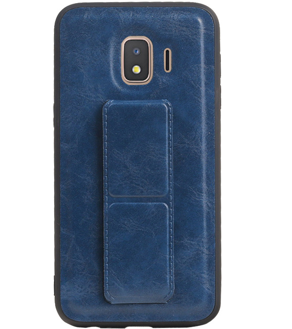 Grip Stand Hardcase Backcover für Samsung Galaxy J2 Core Blue